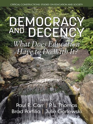 cover image of Democracy and Decency